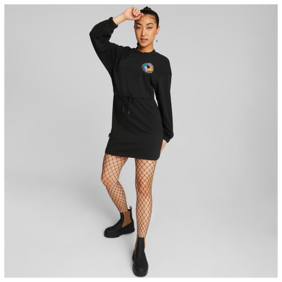 Puma Γυναικείο φόρεμα Sportswear Crew Neck Dress